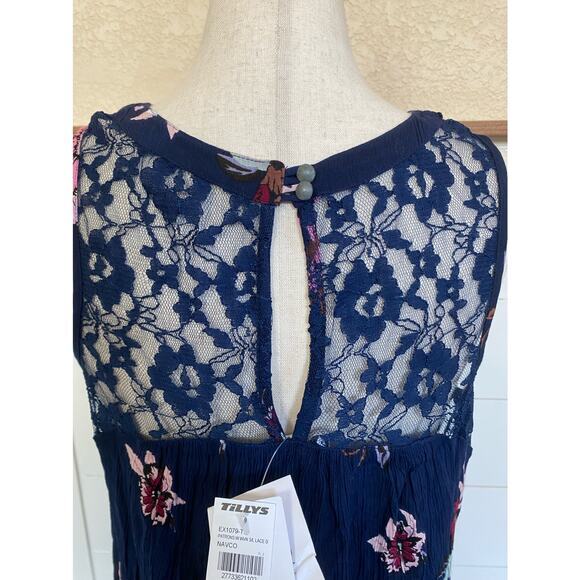 Patrons of Peace Lace Boho Floral Sleeveless Dress - S NWT‎ - Picture 7 of 9